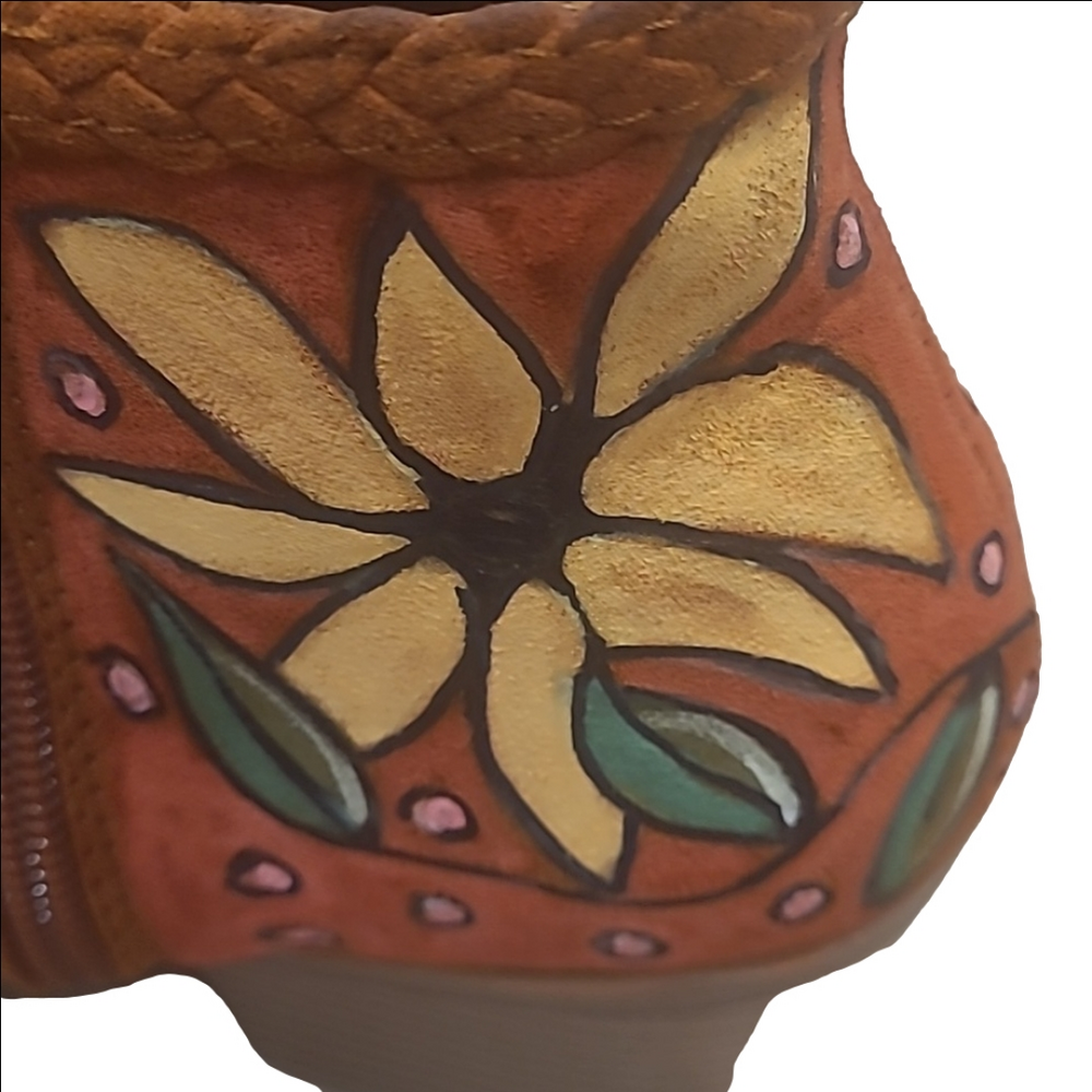 Hand Painted Womens s7 Bohemian Art To Wear Cottagecore Autumn Fairy - Picture 11 of 14